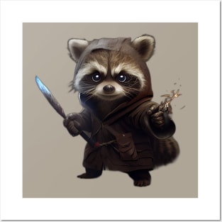 Angry Raccoon Ninja Posters and Art